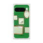 プレミアムスクエアケース with Pixelsnap［ Photo Frames - Green ］