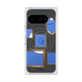 プレミアムスクエアケース with Pixelsnap［ Photo Frames - Gray ］