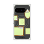 プレミアムスクエアケース with Pixelsnap［ Photo Frames - Gray ］