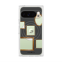 プレミアムスクエアケース with Pixelsnap［ Photo Frames - Gray ］