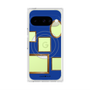 プレミアムスクエアケース with Pixelsnap［ Photo Frames - Blue ］