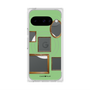 プレミアムスクエアケース with Pixelsnap［ Photo Frames - Light Green ］