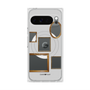プレミアムスクエアケース with Pixelsnap［ Photo Frames - Light Gray ］