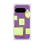 プレミアムスクエアケース with Pixelsnap［ Photo Frames - Purple ］