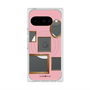 プレミアムスクエアケース with Pixelsnap［ Photo Frames - Pink ］