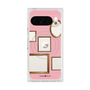 プレミアムスクエアケース with Pixelsnap［ Photo Frames - Pink ］