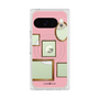 プレミアムスクエアケース with Pixelsnap［ Photo Frames - Pink ］