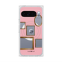 プレミアムスクエアケース with Pixelsnap［ Photo Frames - Pink ］
