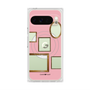 プレミアムスクエアケース with Pixelsnap［ Photo Frames - Pink ］