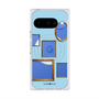 プレミアムスクエアケース with Pixelsnap［ Photo Frames - Light Blue ］