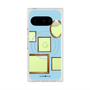 プレミアムスクエアケース with Pixelsnap［ Photo Frames - Light Blue ］