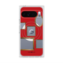 プレミアムスクエアケース with Pixelsnap［ Photo Frames - Red ］