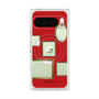 プレミアムスクエアケース with Pixelsnap［ Photo Frames - Red ］