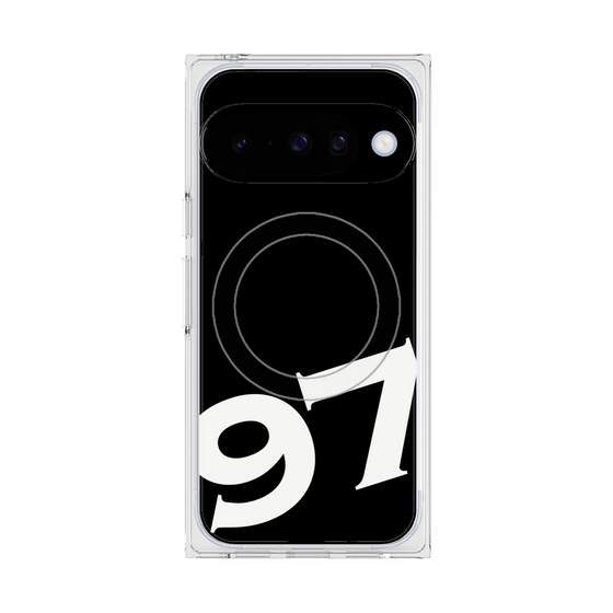 プレミアムスクエアケース with Pixelsnap［ No.97 - Black ］