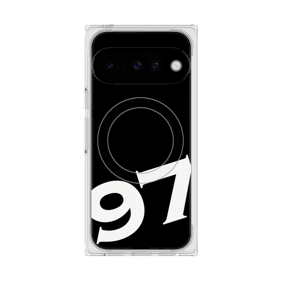 プレミアムスクエアケース with Pixelsnap［ No.97 - Black ］