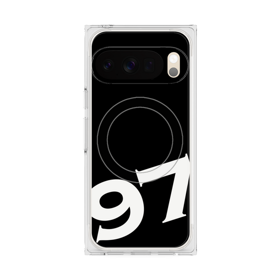 プレミアムスクエアケース with Pixelsnap［ No.97 - Black ］