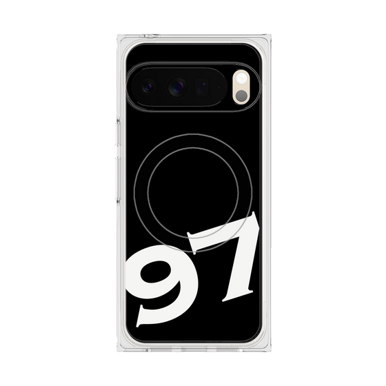 プレミアムスクエアケース with Pixelsnap［ No.97 - Black ］