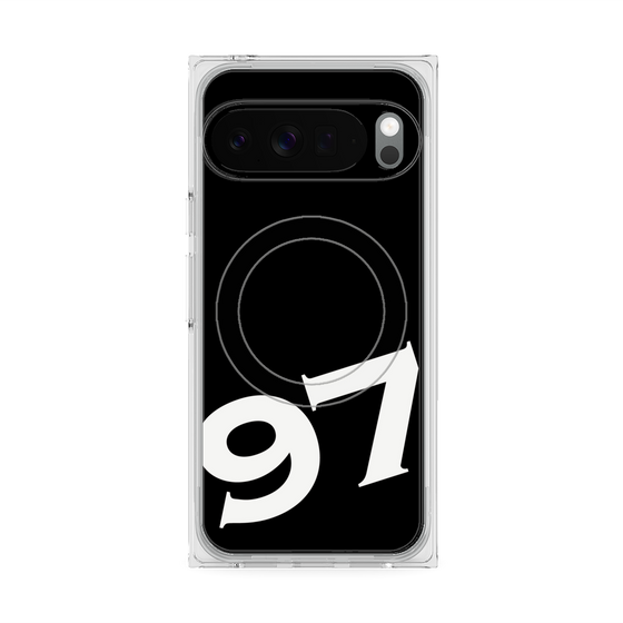 プレミアムスクエアケース with Pixelsnap［ No.97 - Black ］