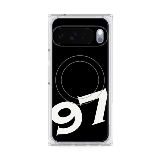 プレミアムスクエアケース with Pixelsnap［ No.97 - Black ］
