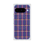 プレミアムスクエアケース with Pixelsnap［ Tartan Check - Purple ］