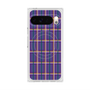 プレミアムスクエアケース with Pixelsnap［ Tartan Check - Purple ］