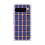 プレミアムスクエアケース with Pixelsnap［ Tartan Check - Purple ］