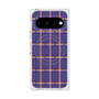 プレミアムスクエアケース with Pixelsnap［ Tartan Check - Purple ］