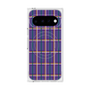 プレミアムスクエアケース with Pixelsnap［ Tartan Check - Purple ］