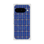 プレミアムスクエアケース with Pixelsnap［ Tartan Check - Blue ］