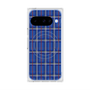 プレミアムスクエアケース with Pixelsnap［ Tartan Check - Blue ］