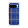 プレミアムスクエアケース with Pixelsnap［ Tartan Check - Blue ］