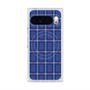 プレミアムスクエアケース with Pixelsnap［ Tartan Check - Blue ］