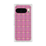 プレミアムスクエアケース with Pixelsnap［ Tartan Check - Pink ］