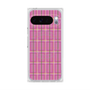 プレミアムスクエアケース with Pixelsnap［ Tartan Check - Pink ］