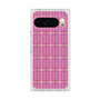 プレミアムスクエアケース with Pixelsnap［ Tartan Check - Pink ］