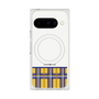 プレミアムスクエアケース with Pixelsnap［ CASEPLAY Tartan Check - Yellow ］