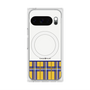 プレミアムスクエアケース with Pixelsnap［ CASEPLAY Tartan Check - Yellow ］