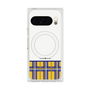 プレミアムスクエアケース with Pixelsnap［ CASEPLAY Tartan Check - Yellow ］