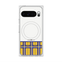 プレミアムスクエアケース with Pixelsnap［ CASEPLAY Tartan Check - Yellow ］
