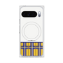 プレミアムスクエアケース with Pixelsnap［ CASEPLAY Tartan Check - Yellow ］