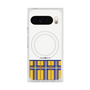 プレミアムスクエアケース with Pixelsnap［ CASEPLAY Tartan Check - Yellow ］