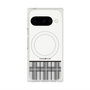 プレミアムスクエアケース with Pixelsnap［ CASEPLAY Tartan Check - Gray ］