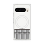 プレミアムスクエアケース with Pixelsnap［ CASEPLAY Tartan Check - Gray ］