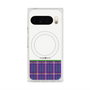 プレミアムスクエアケース with Pixelsnap［ CASEPLAY Tartan Check - Purple ］