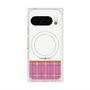 プレミアムスクエアケース with Pixelsnap［ CASEPLAY Tartan Check - Pink ］