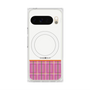 プレミアムスクエアケース with Pixelsnap［ CASEPLAY Tartan Check - Pink ］