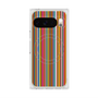 プレミアムスクエアケース with Pixelsnap［ Colorful Stripe ］