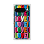 プレミアムスクエアケース with Pixelsnap［ LOVE!LOVE!LOVE! ］