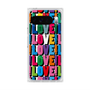 プレミアムスクエアケース with Pixelsnap［ LOVE!LOVE!LOVE! ］