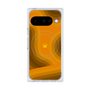 プレミアムスクエアケース with Pixelsnap［ CASEPLAY Winding Pattern - Orange ］